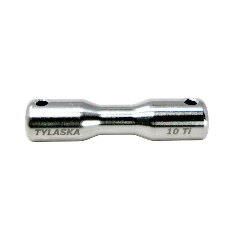 Tylaska Single Groove Dogbones (Titanium)