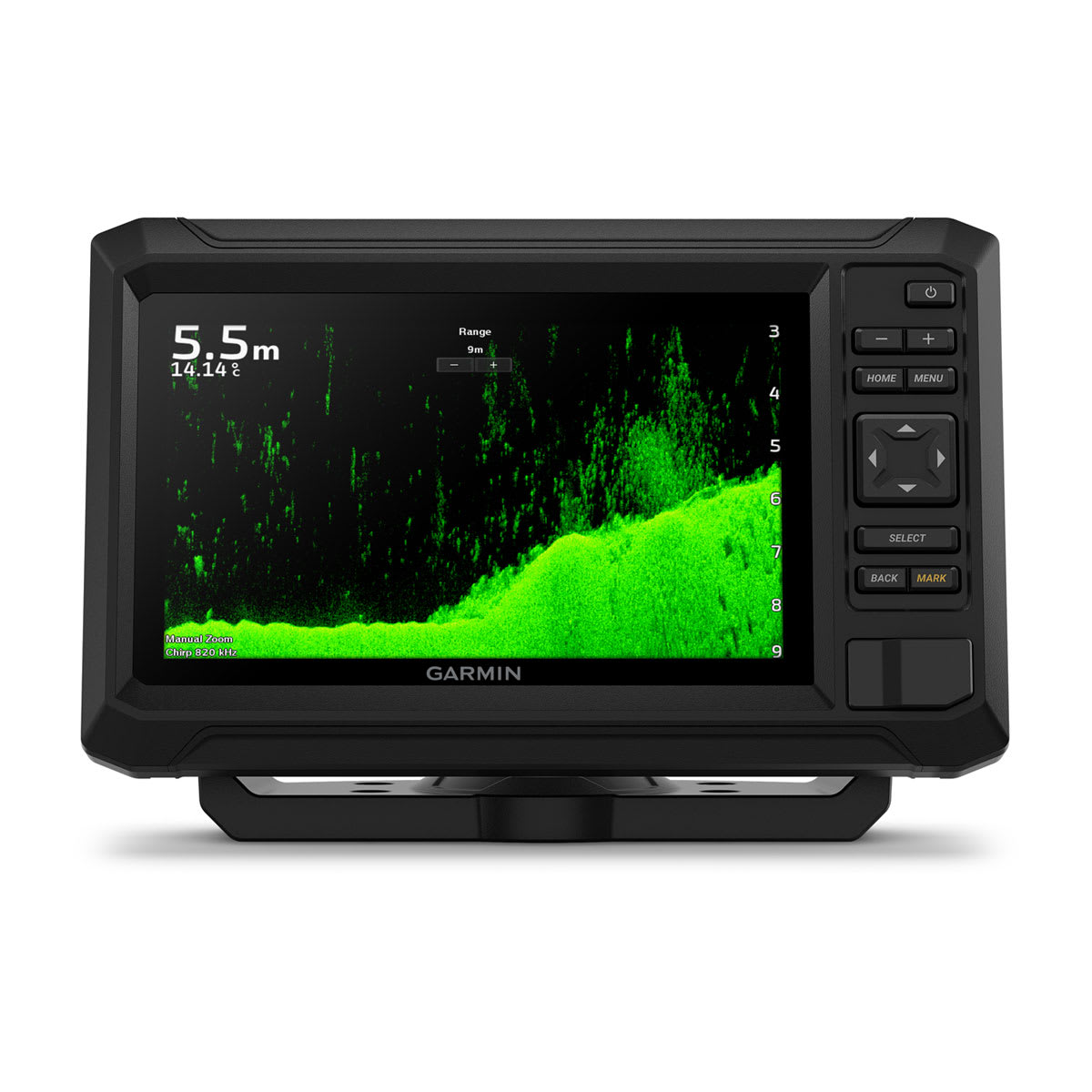 Garmin ECHOMAP UHD2 72cv, pantalla de la variante 020-00395-00 con GT21-TM