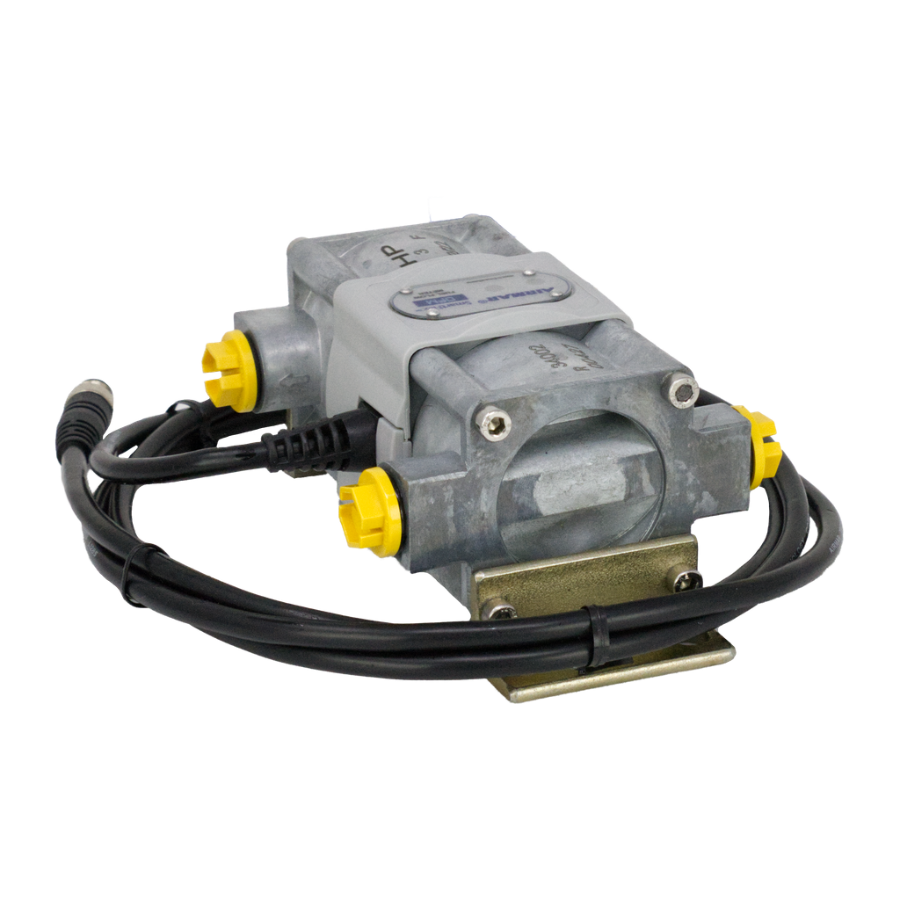 SmartFlex Diesel Flow Meter, 100-600 LPH, Dual-Chamber, Alloy Housing, Threaded Connections