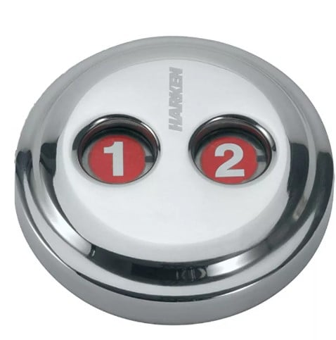 Harken Digital System Switch — Stainless Steel, 1/2 Buttons