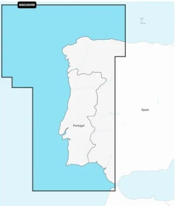 Garmin + Portugal & Spain, Northwest - (chart code NSEU009R) microSD/SD card