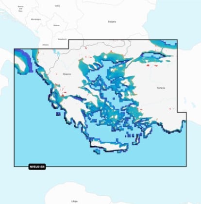 Garmin Vision+ Aegean Sea, Sea of Marmara - (chart code NVEU015R) microSD/SD