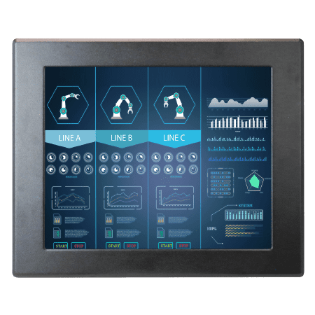 Winmate 17" Front IP65 Display