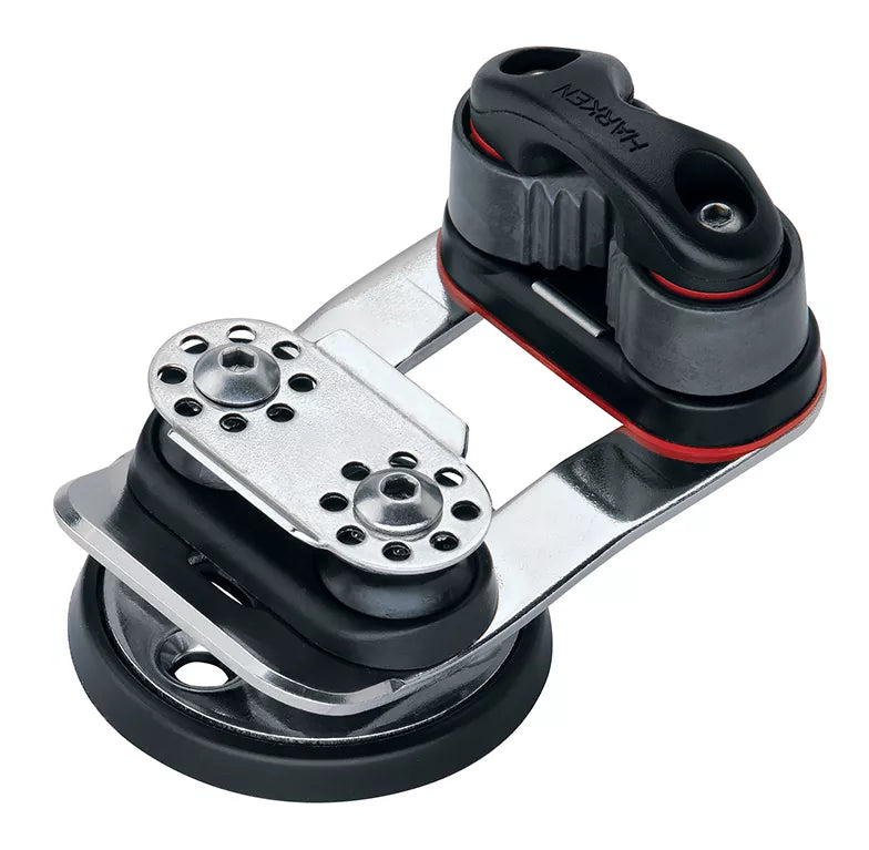 Harken Micro Swivel Cam Base with 16 mm Sheaves and Adjustable Angle
