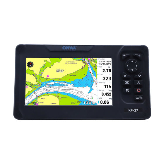 ONWA KP-27 A 7\" Chartplotter with Built-in AIS Class B+ KP27A