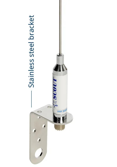 3 db VHF stainless steel antenna 1,0 m (3.3′) length 1