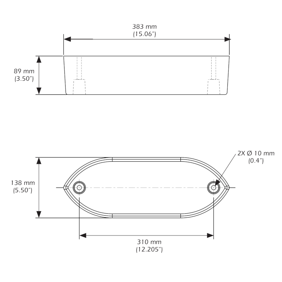 M180-M188LH Dimensional Drawing