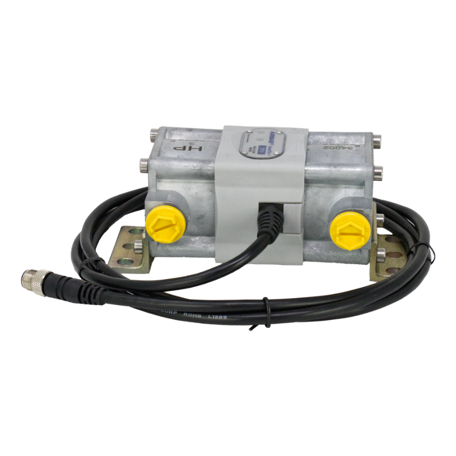 SmartFlex Diesel Flow Meter, 100-600 LPH, Dual-Chamber, Alloy Housing, Threaded Connections
