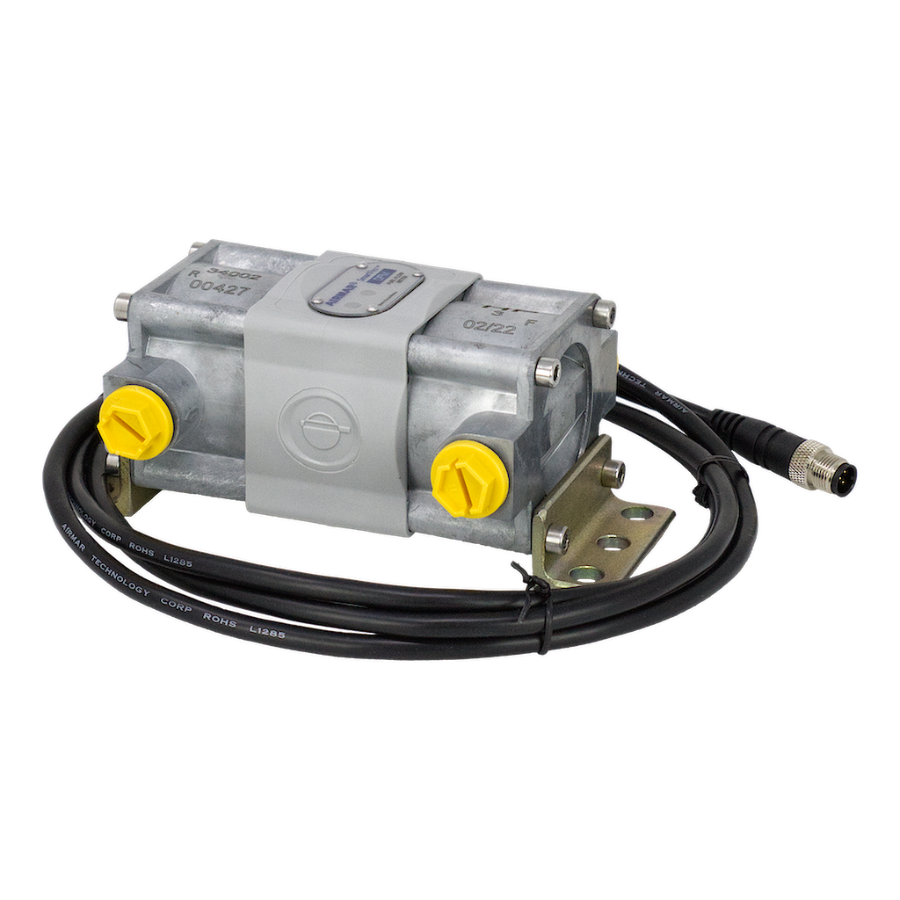SmartFlex Diesel Flow Meter, 100-600 LPH, Dual-Chamber, Alloy Housing, Threaded Connections
