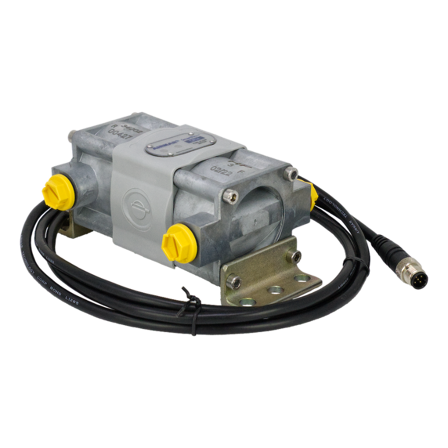 SmartFlex Diesel Flow Meter, 100-600 LPH, Dual-Chamber, Alloy Housing, Threaded Connections