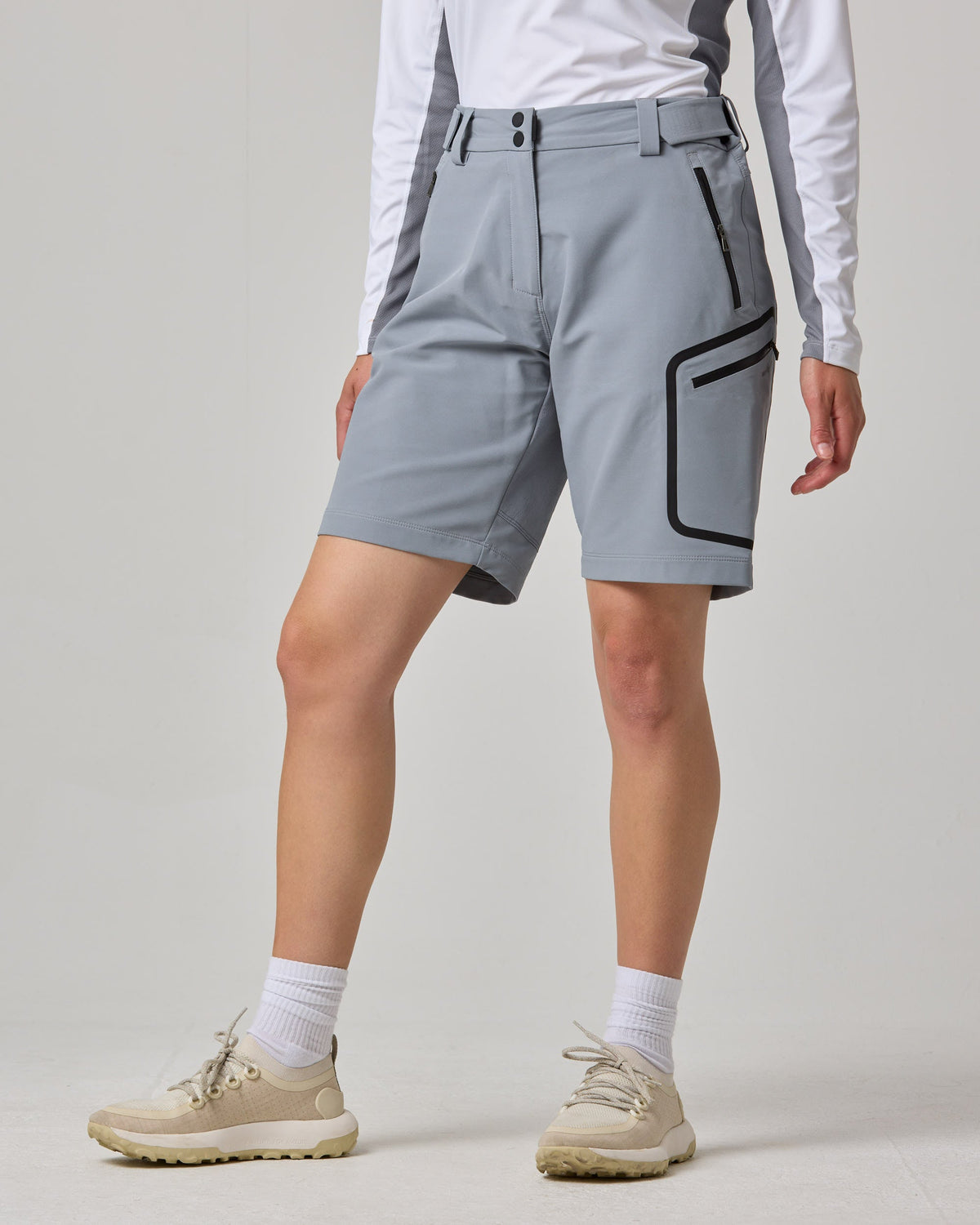 Women's Dynamic Deck Shorts - Titanium
