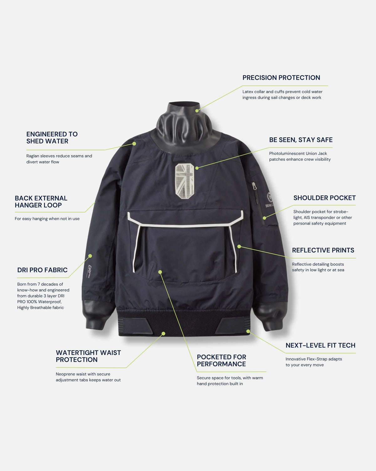 Elite Offshore Dry Top - Black