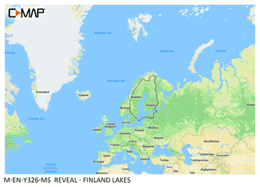 C-MAP Finland Lakes-MAX-N+
