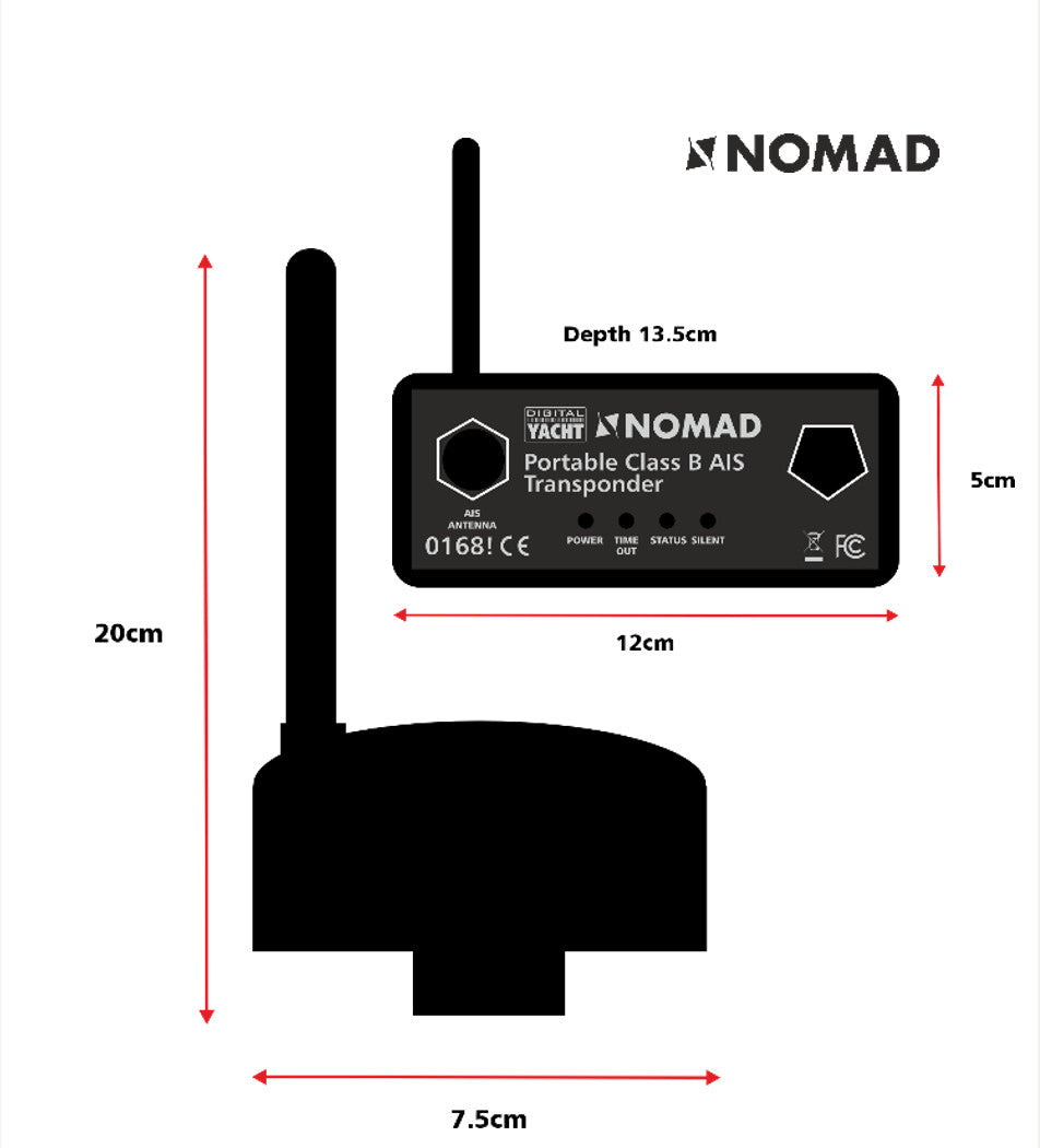 Digital Yacht Nomad 2 - especificaciones visuales