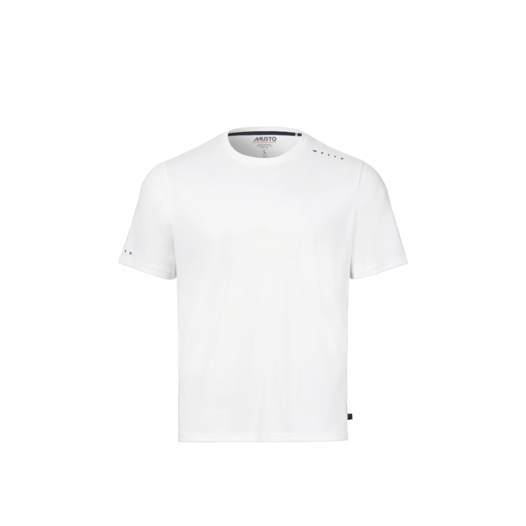 Musto Men's Evo Crew Sunblock Short-Sleeve T-Shirt — White