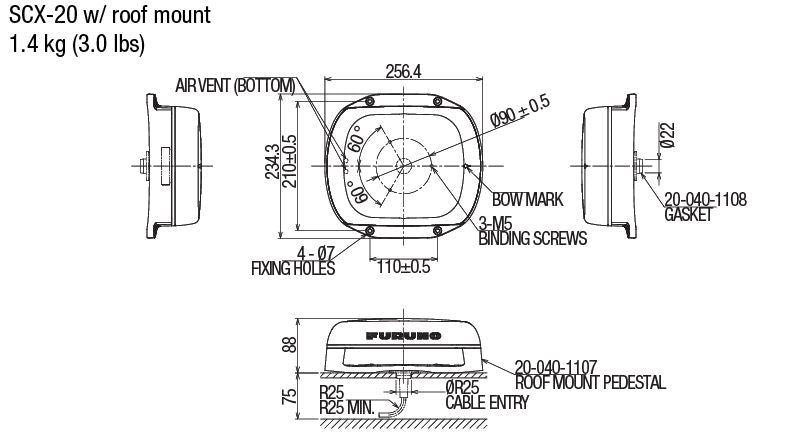 Furuno SCX-20 Satellite Compass SCX-20