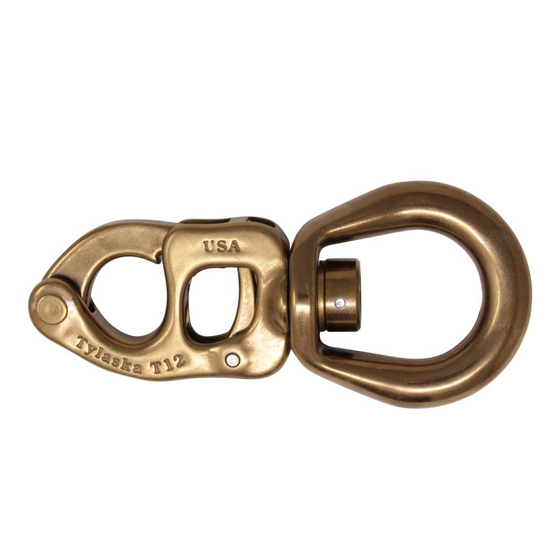 Tylaska T12 LARGE BAIL SNAP SHACKLE - BRONZE FINISH