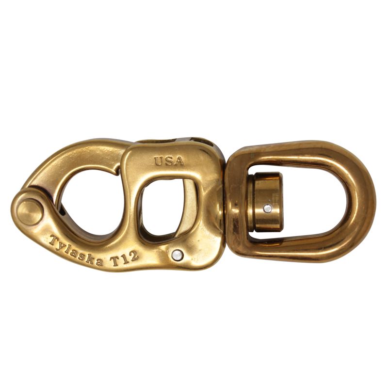 Tylaska T12 STANDARD BAIL SNAP SHACKLE - BRONZE FINISH