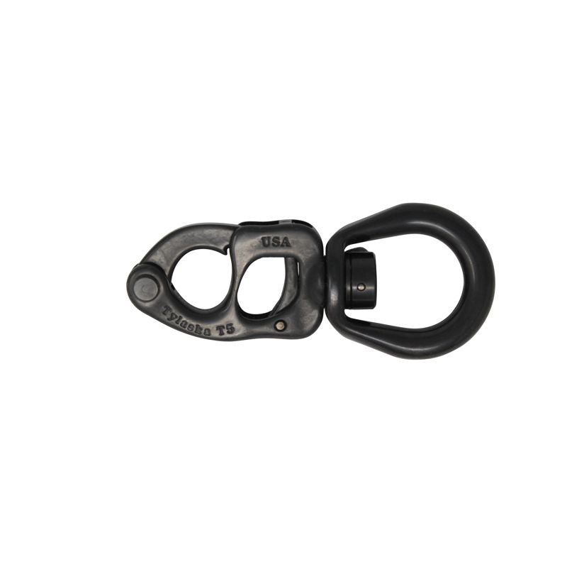Tylaska T5 LARGE BAIL SNAP SHACKLE - BLACK OXIDE FINISH