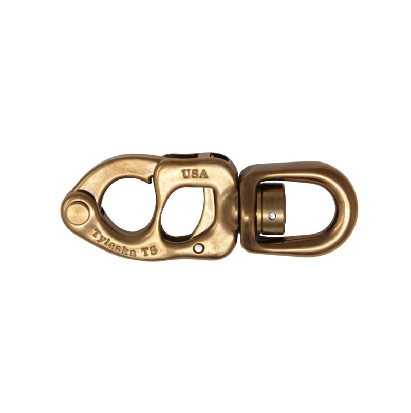 Tylaska T5 STANDARD BAIL SNAP SHACKLE - BRONZE FINISH
