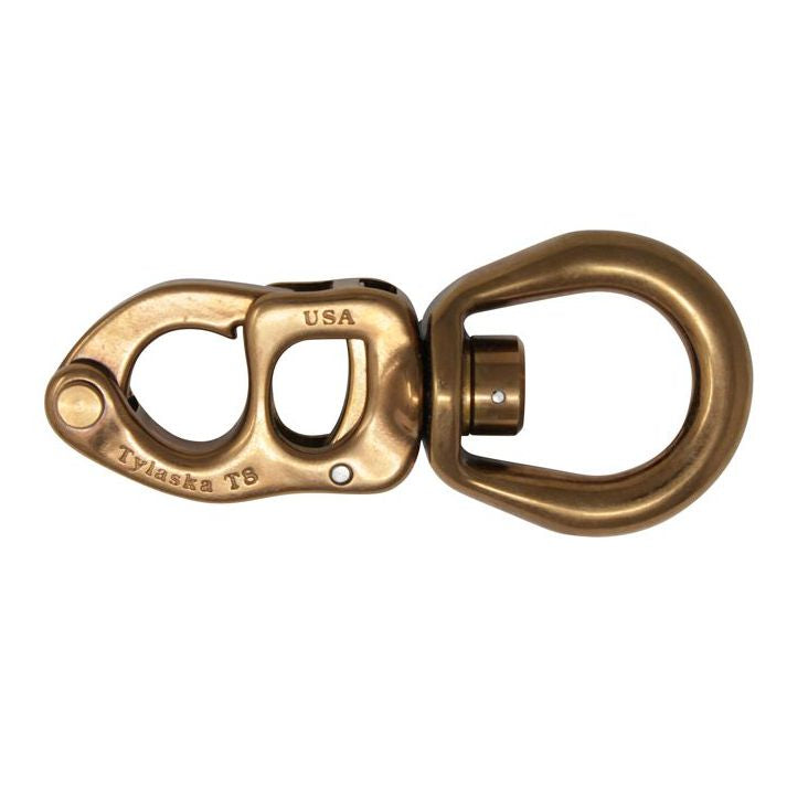 Tylaska T8 LARGE BAIL SNAP SHACKLE - BRONZE FINISH