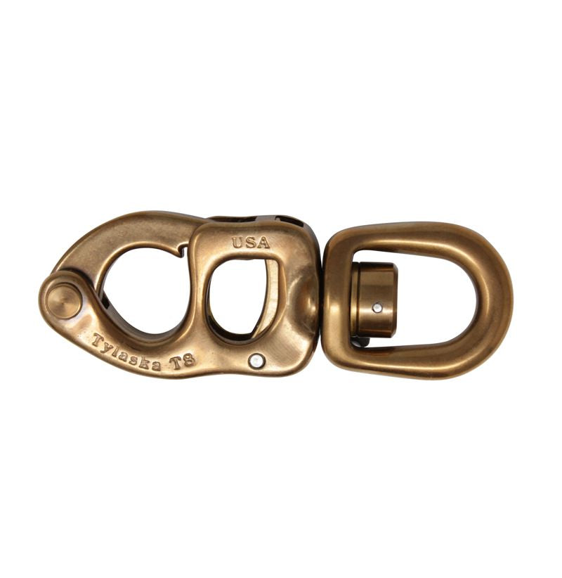 Tylaska T8 STANDARD BAIL SNAP SHACKLE - BRONZE FINISH