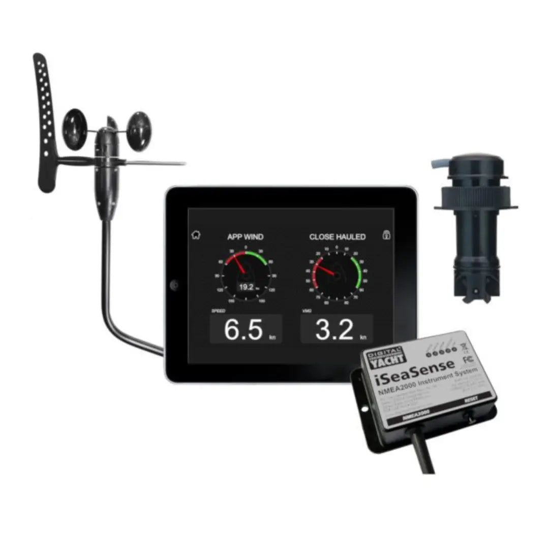 Digital Yacht iSEASENSE – SPEED-, TIEFEN-, TEMPERATUR- UND WINDSENSOR-PAKET MIT WIFI 