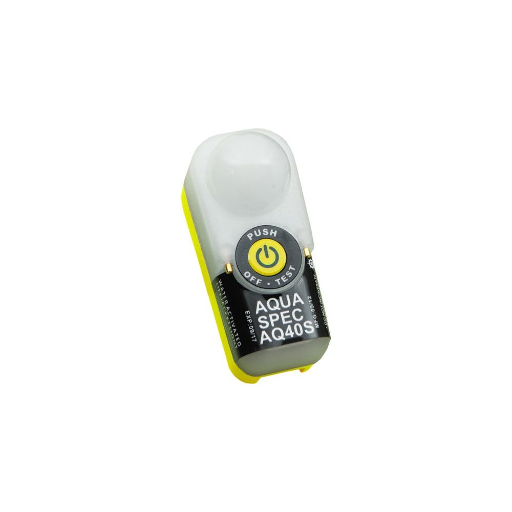 AquaSpec AQ40S lifejacket light — front product view