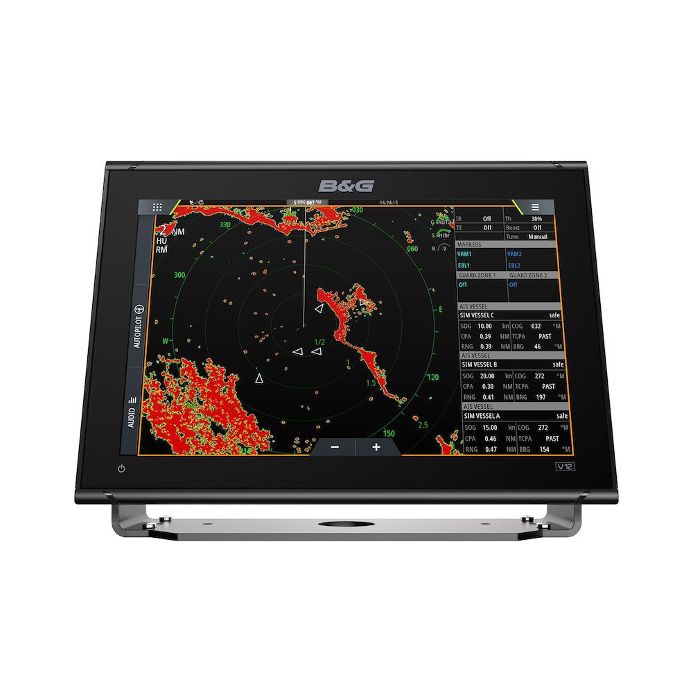B&amp;G Vulcan 12 No Transducer and MAX-N charts for Europe (South)