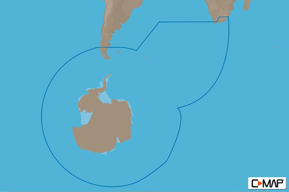 C-MAP AF-N003 - Antarctica - MAX-N - OCeana - Wide