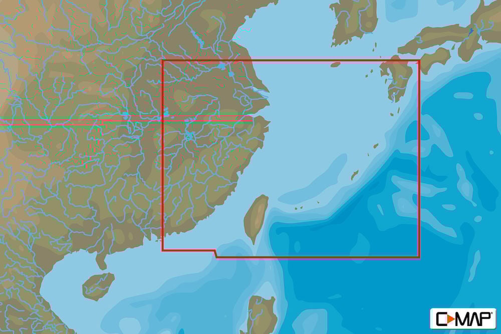 C-MAP AN-N242 - Jieshi Bay To Zhounshan Island - MAX-N - Asia - Local