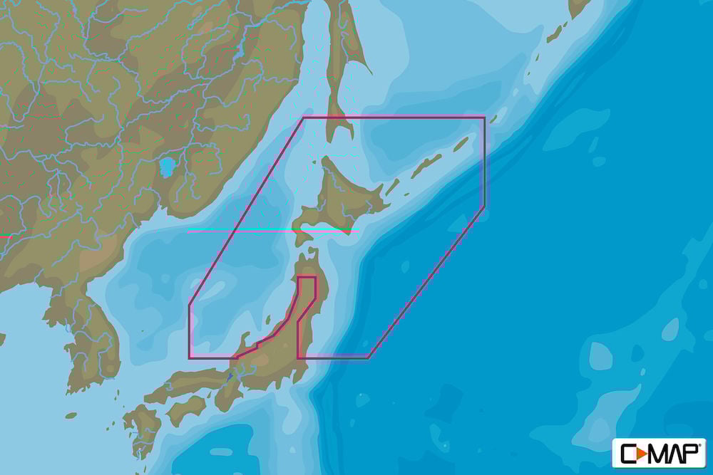 C-MAP AN-N250 - Northern Japan - MAX-N - Asia - Local