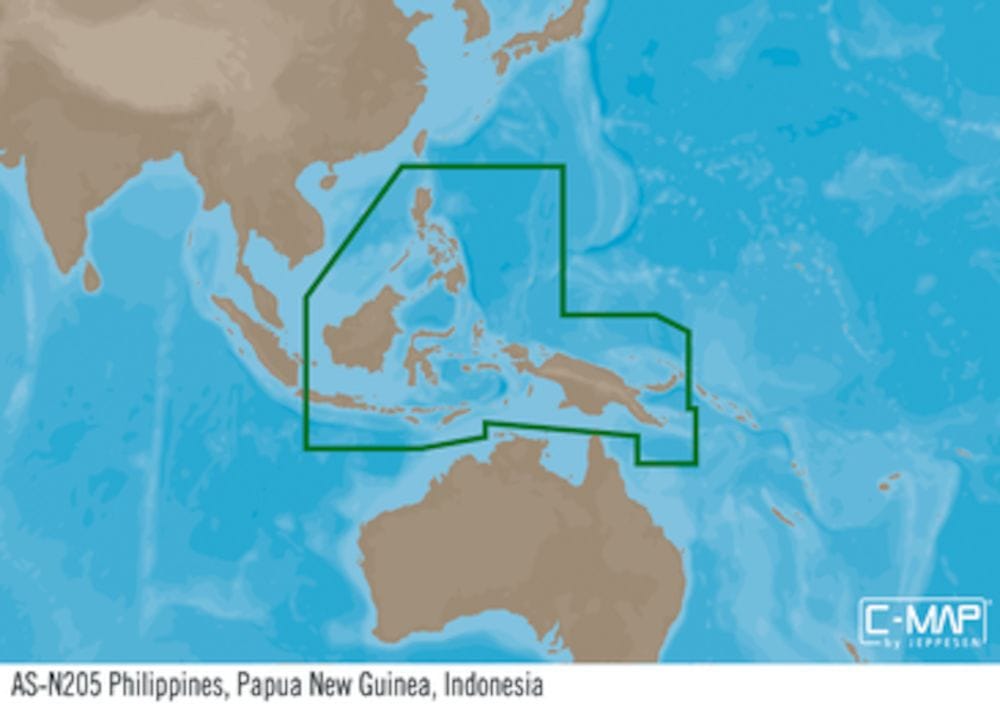 C-MAP AS-Y205 : Philippines  Papua New Guinea and Indonesia