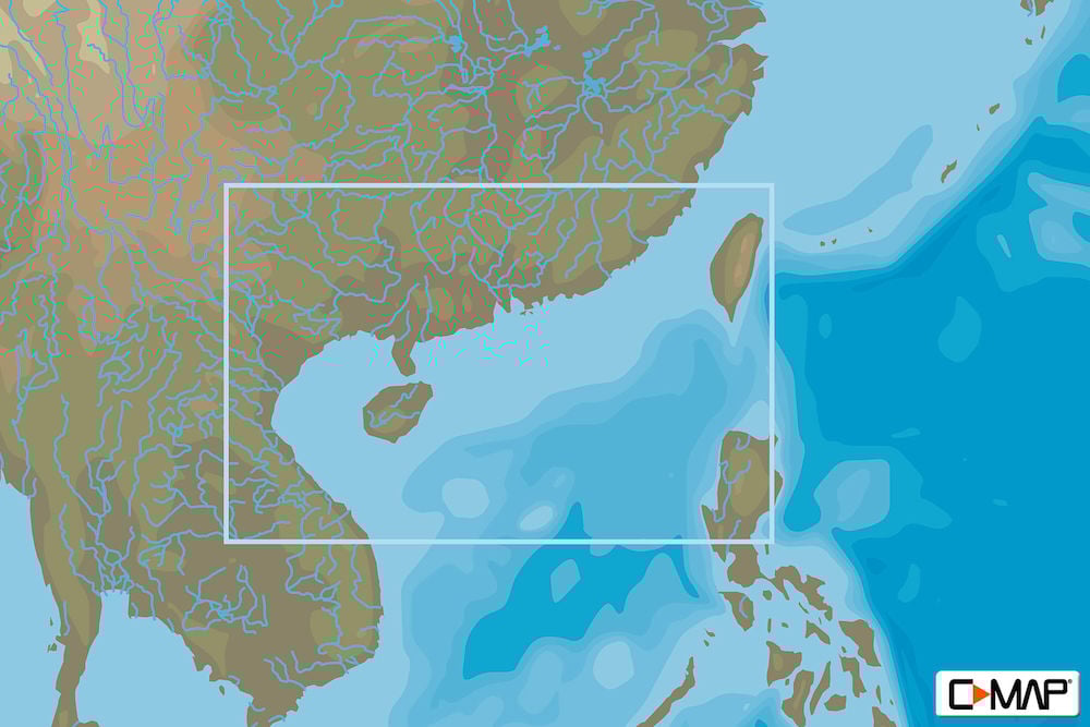 C-MAP AS-Y215 - Northern Vietnam To Fuzhou