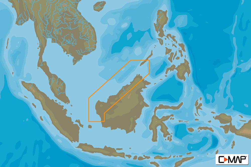 C-MAP AS-Y225 : Eastern Malaysia