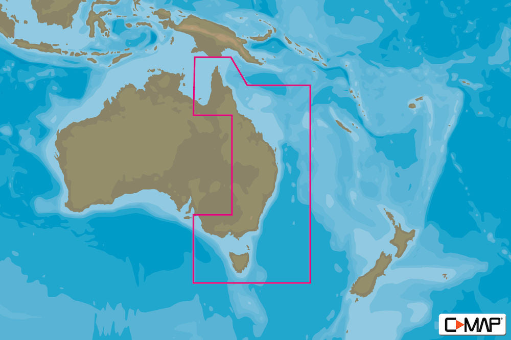 C-MAP AU-Y010 - Victor Harbor To Wellesley Is. - MAX-N+ - Australia - Wide