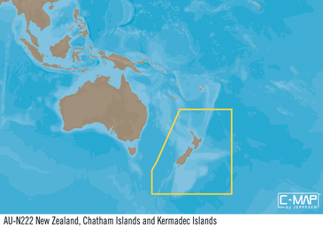 C-MAP AU-Y222 - New Zealand