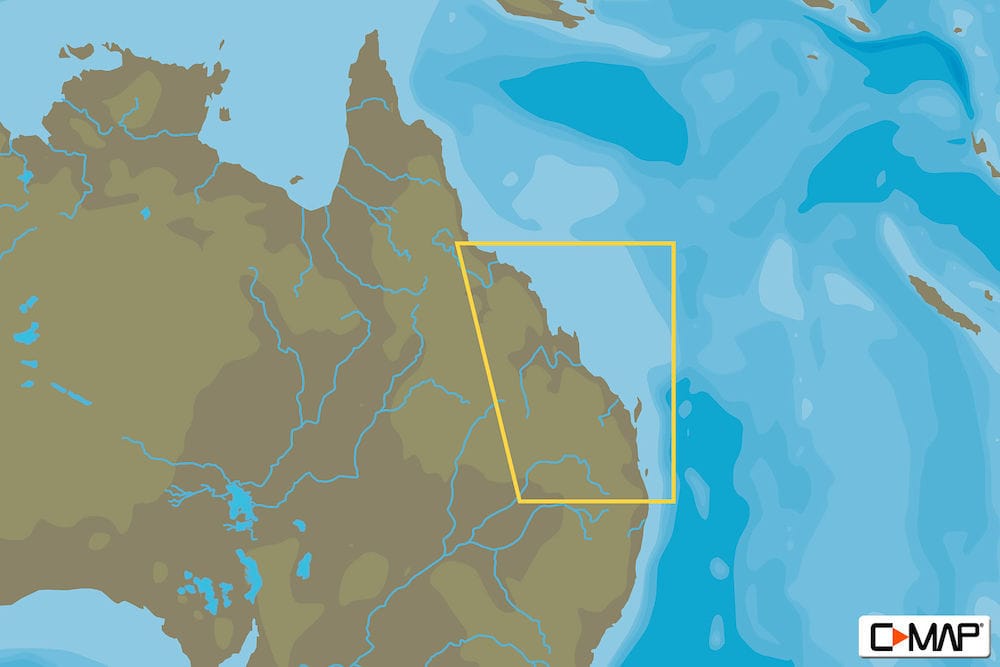 C-MAP AU-Y262 : Tweed River to Mackay