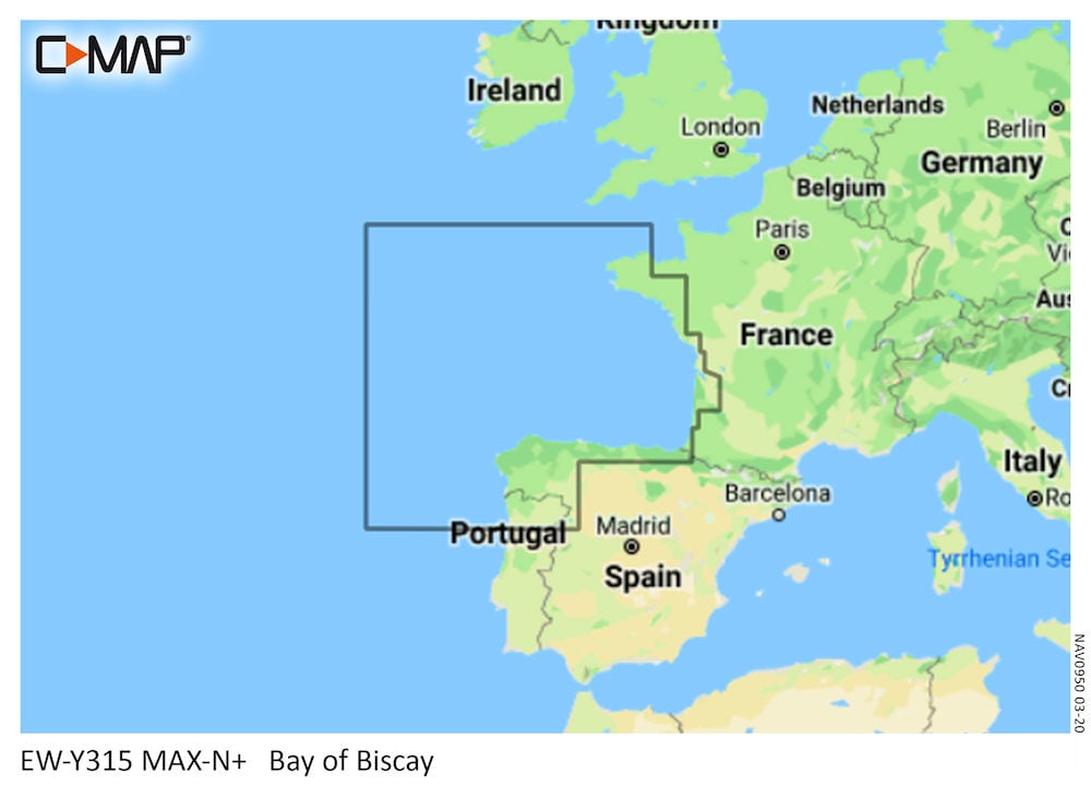 C-MAP BAY OF BISCAY-MAX-N+