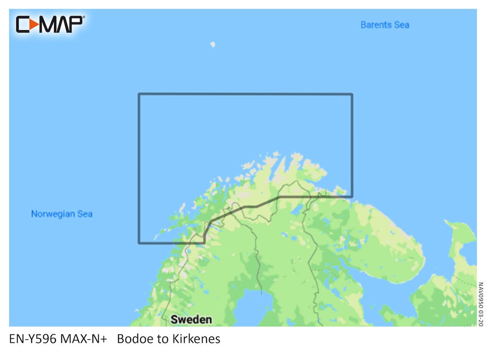 C-MAP BODOE - KIRKENES-MAX-N+