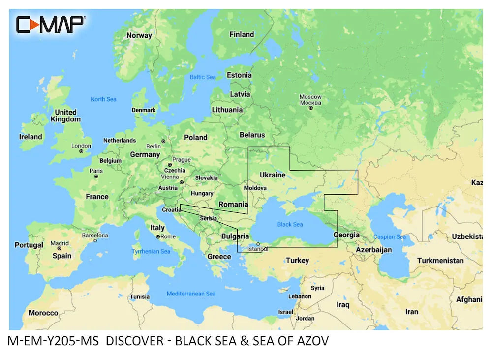 C-MAP Discover Black Sea & Sea of Azov