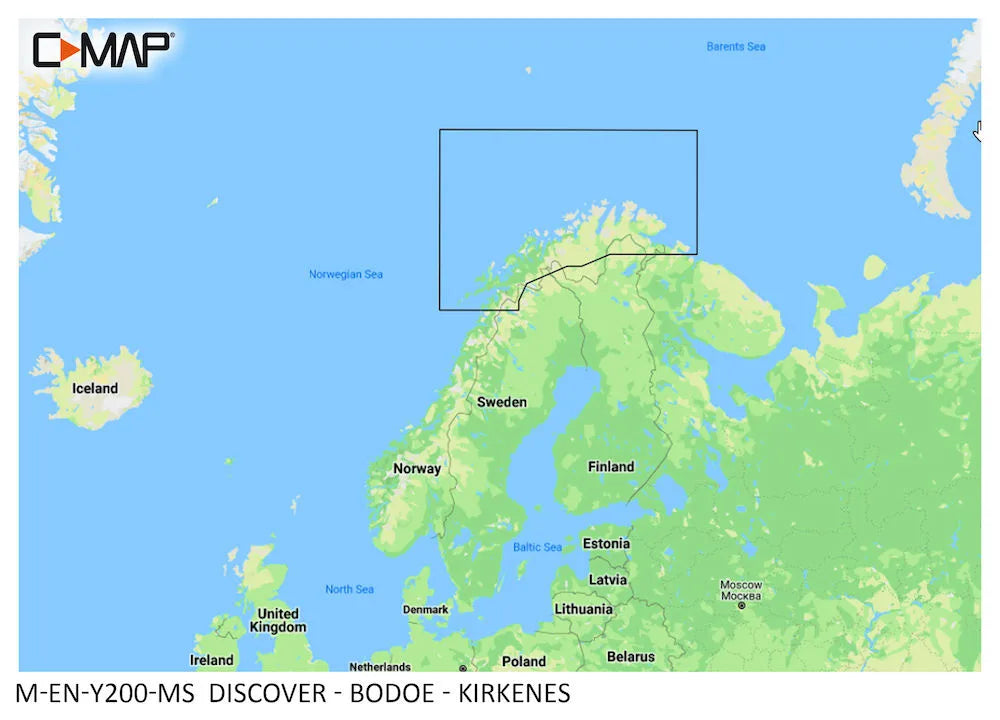 C-MAP Discover Bodø Kirkenes
