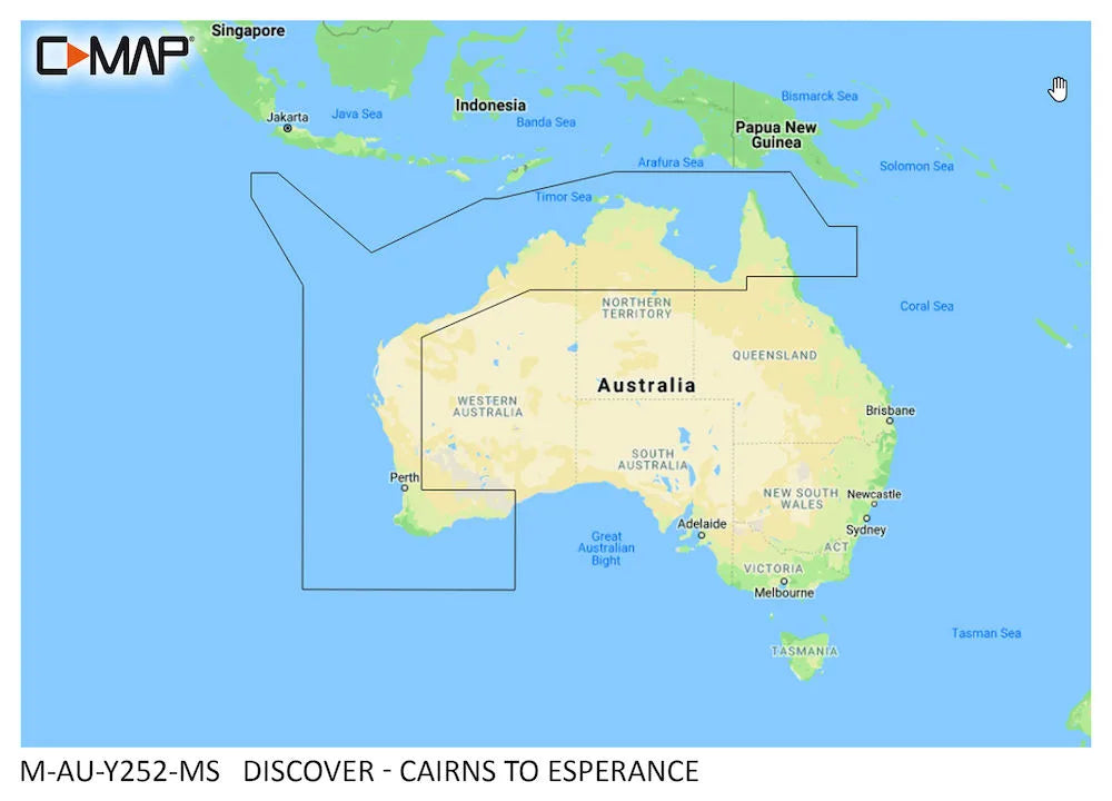 C-MAP Discover Cairns TO Esperance