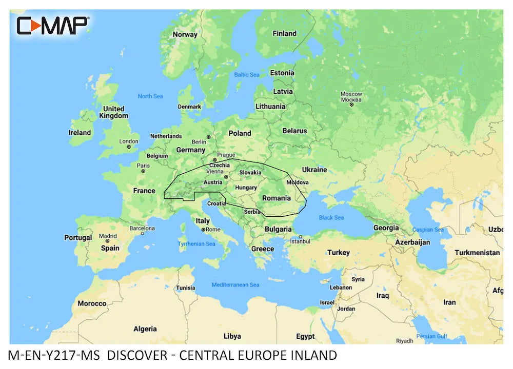 C-MAP Discover Central Europe