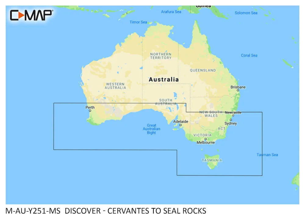 C-MAP Discover Cervantes TO Seal Rocks