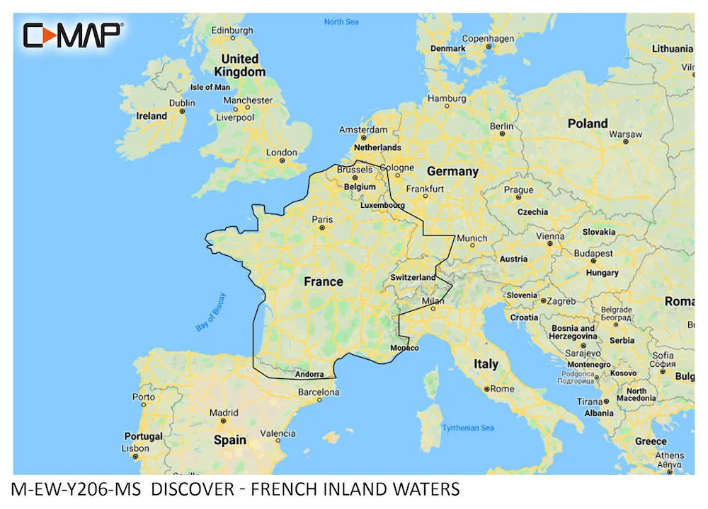 C-MAP Discover French Inland Waters