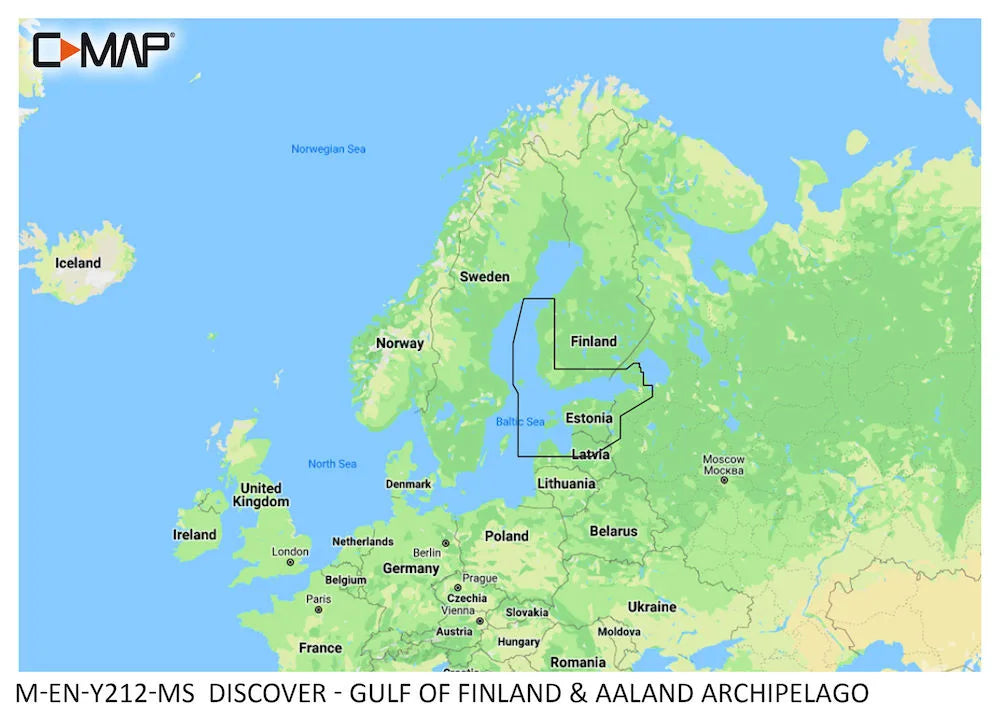 C-MAP Discover Gulf of Finland & Åland Islands Archipelago