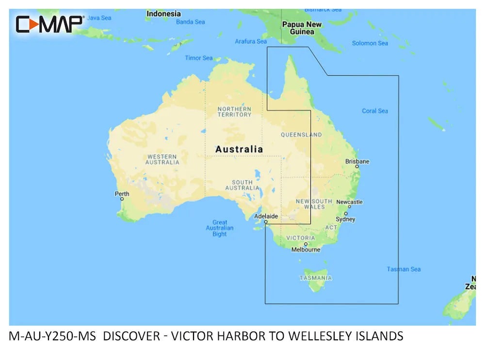 C-MAP Discover Victor HARBOR-WELLESLEY ISL