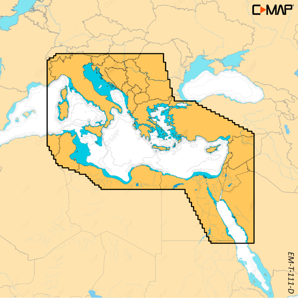 C-MAP Reveal X East Mediterranean