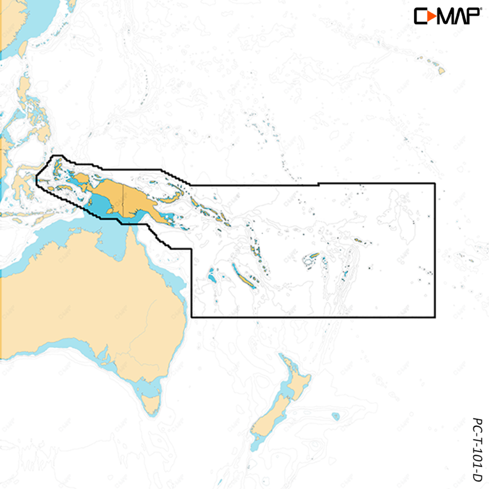 C-MAP Discover X Solomon and Vanautu Islands